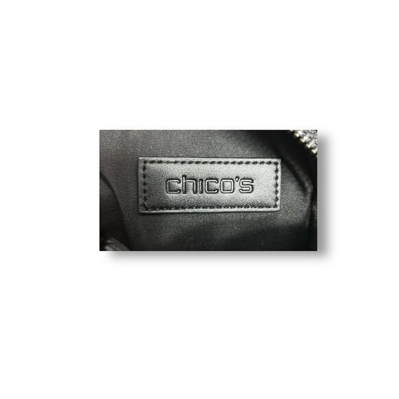 Chico’s Black Cell Phone Crossbody Bag with Detachable Pouch Adjustable Strap - Picture 10 of 11
